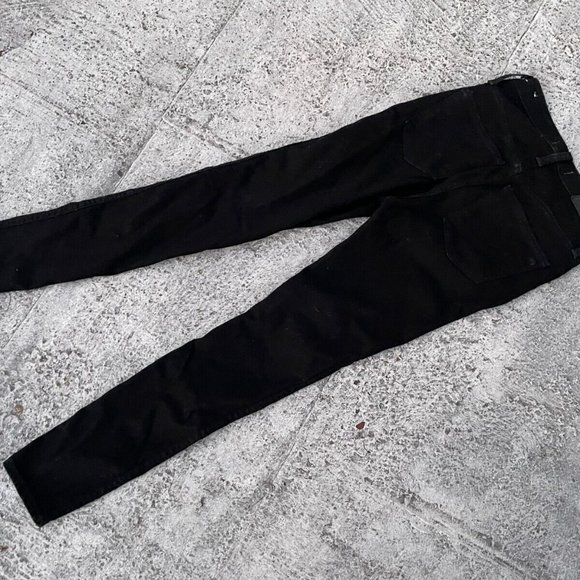 Madewell Women Jeans Black Denim Skinny 10 in High Rise Jeans Size 25 - Picture 3 of 11